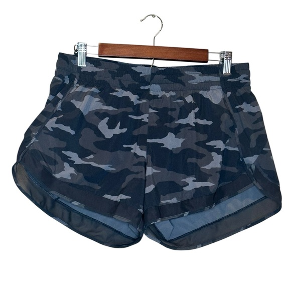 Athleta Pants - Athleta Shorts Womens Large Printed Mesh Racer Run 4" hiking camo outdoor